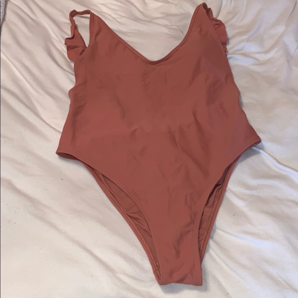 Aerie ruffled one piece